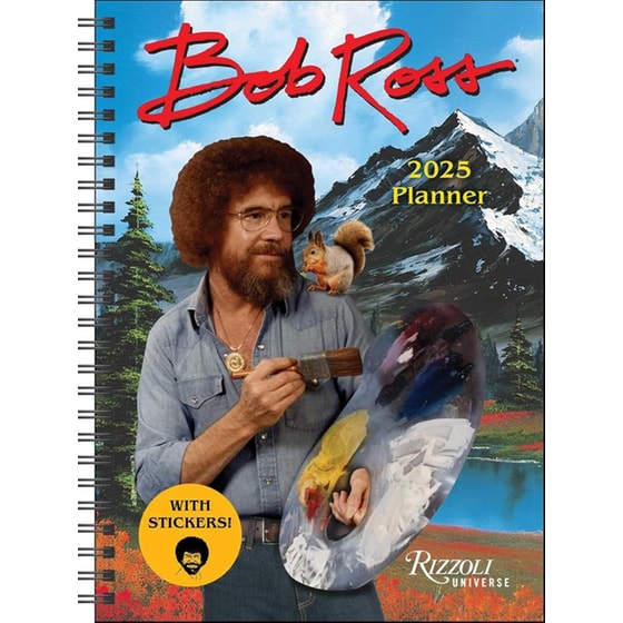 Ημερολόγιο Εβδομαδιαίο 2025 Bob Ross Planner 12M image 0