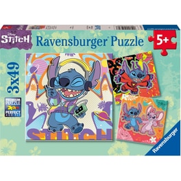 Παιδικό Παζλ Ravensburger Disney Stitch (3x49 Κομμάτια)
