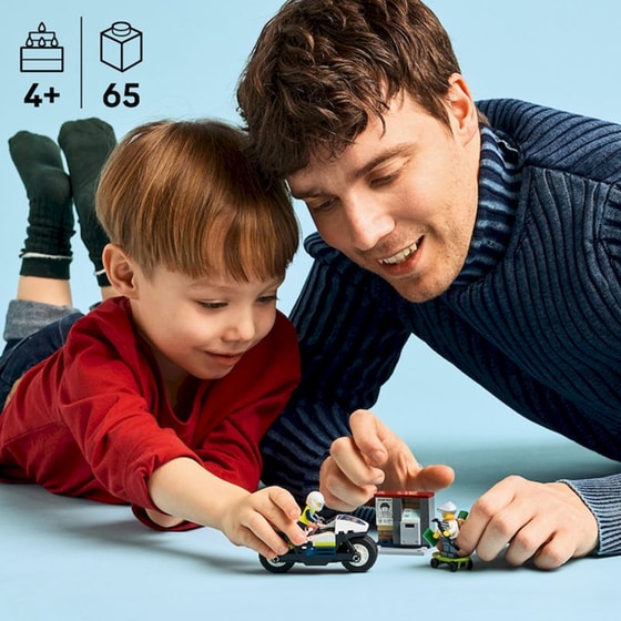 LEGO® City Καταδίωξη με Αστυνομική Μοτοσικλέτα (60455) image 1