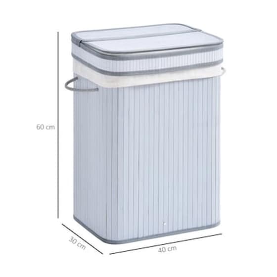 Καλάθι Απλύτων Από Μπαμπού 70 L Homcom 850-125 image 1