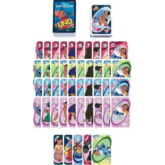 UNO Lilo & Stitch Επιτραπέζιο (Mattel) image 2