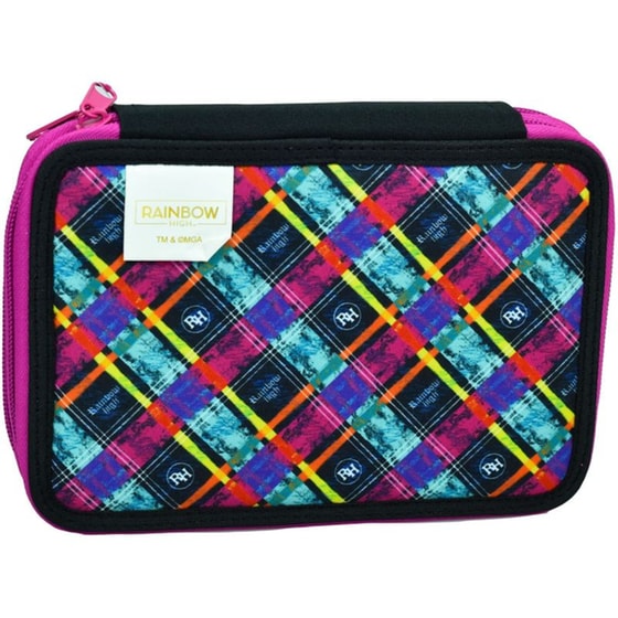 Κασετίνα Παραλληλόγραμμη Γεμάτη Gim Rainbow High Glitter image 1