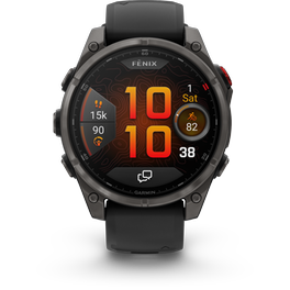 Smartwatch Garmin Fenix 8 Pro 47mm - Titanium Carbon Gray DLC with Black and Pebble Gray
