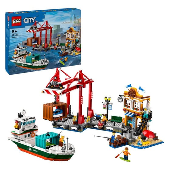 LEGO® City Seaside Harbor with Cargo Ship (60422) image 9