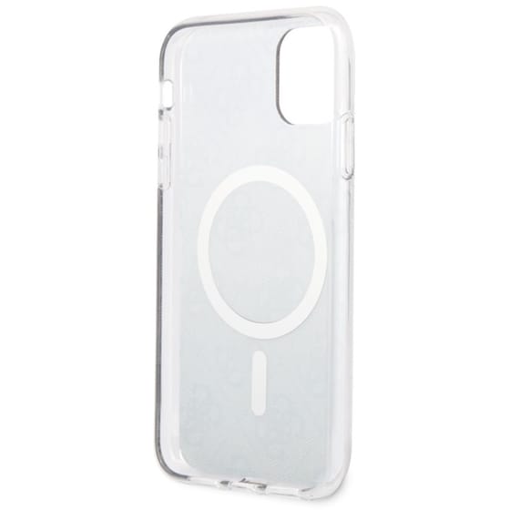 Guess  Quot;4g Logo Collection Quot; Magsafe Ring Stand Hard Case Θήκη Προστασίας Από Σκληρό Πλαστικό – Iphone 11 (καφε – Guhmn61h4stw) image 6