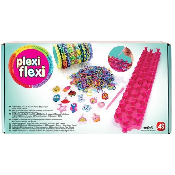 Plexi Flexi Αργαλειός Με 800 Λαστιχάκια & 15 Αξεσουάρ image 5