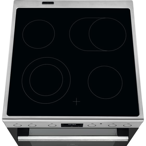 ELECTROLUX LKR64020MX SurroundCook 73 Lt Inox Ηλεκτρική Κουζίνα Κεραμική image 2