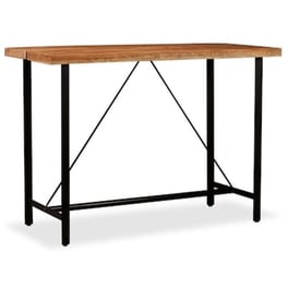 Τραπέζι Μπαρ Vidaxl από Μασίφ Ξύλο Ακακίας 150x70x107 cm