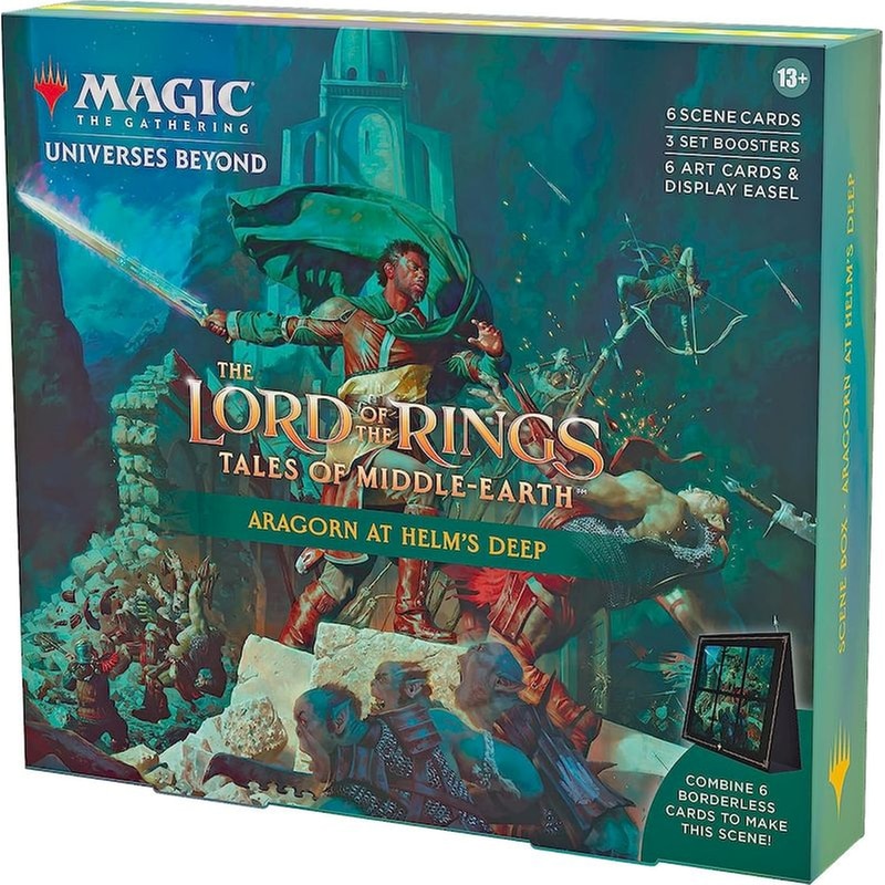 Magic: The Gathering - Tales of Middle Earth Holiday Scene Box : Aragorn At Helms Deep (Wizards of the Coast)