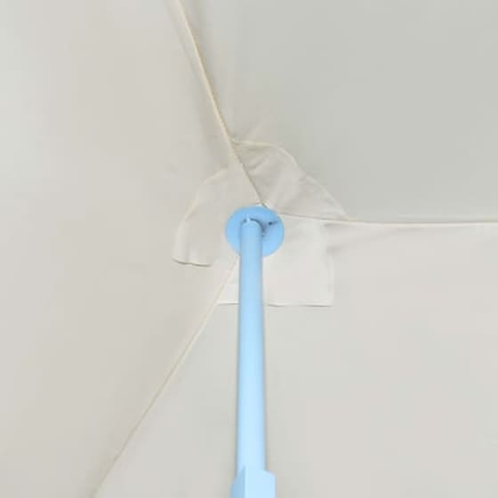 Vidaxl Τέντα Εκδηλώσεων Με 8 Τοιχώματα Πτυσσόμενη Pop-up Κρεμ 3x9 Μ. image 2