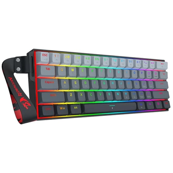 Redragon Fizz RT K617GGB-RGB-MP Ενσύρματο Gaming Μηχανικό Πληκτρολόγιο με Magnetic διακόπτες - Μαύρο (US) image 0