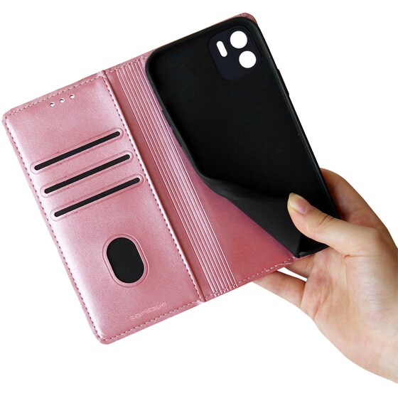 Θήκη Xiaomi - Vintage Magnet Book Sonique - Ροζ Χρυσό image 4
