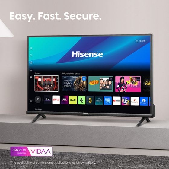 Hisense LED 32" HD Ready Smart Τηλεόραση 32A4Q image 9