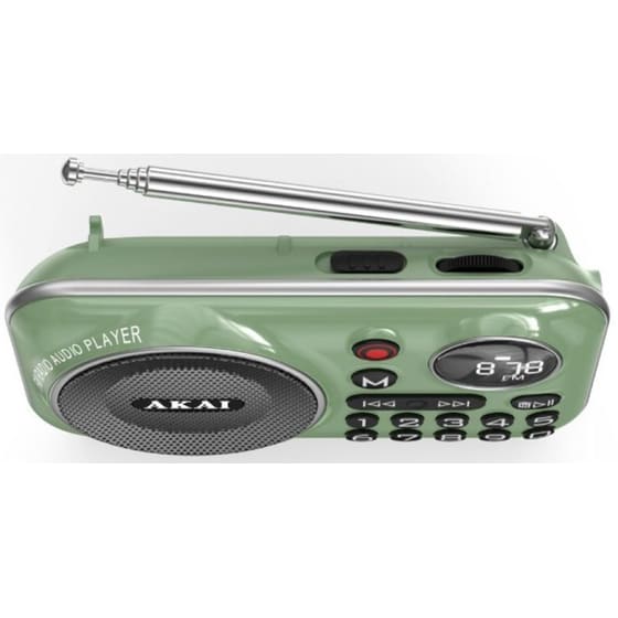 Φορητό Ραδιόφωνο Akai APR-500 - Πράσινο image 2