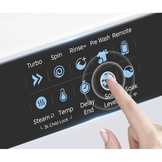 MIDEA MF210W100BA30/W-GR 10 kg 1.400 Στροφές Λευκό Πλυντήριο Ρούχων image 5