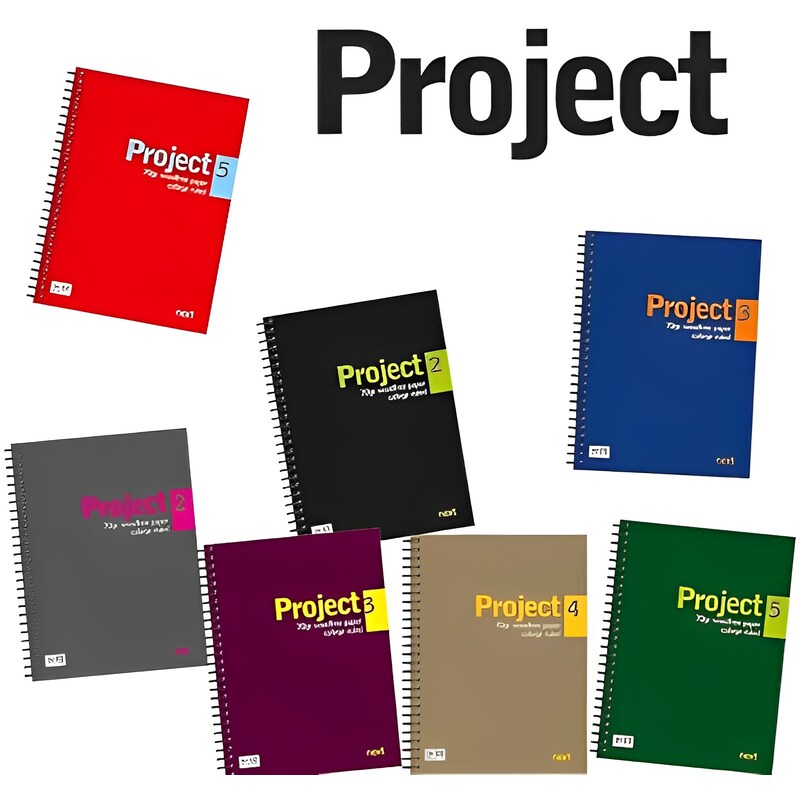 Τετράδιο Σπιράλ NΕΧΤ Β5 3 Θεμάτων Project (1 Τεμάχιο)