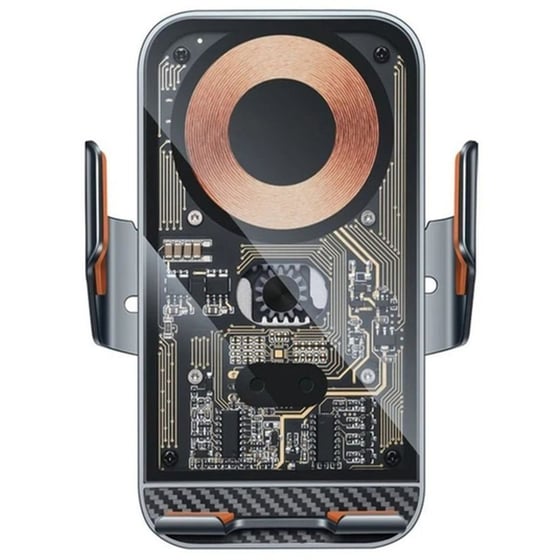 Βάση Στήριξης Αυτοκινήτου Andowl Q-WX660 Ασύρματη Φόρτιση - Μαύρο image 0