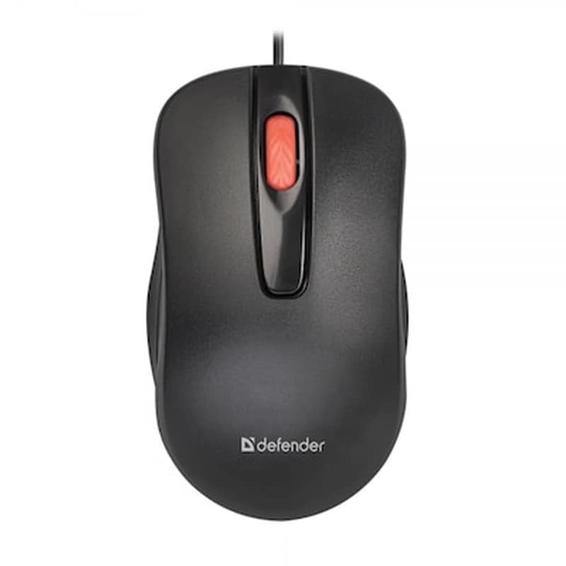 DEFFENDER Defender MM-756 Ενσύρματο Ποντίκι Μαύρο