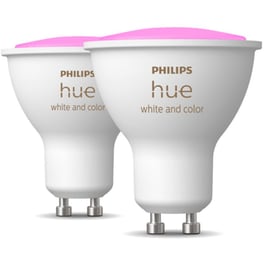 Έξυπνη Λάμπα Philips Hue WCA 5.7W GU10 2 τμχ - Λευκό & Πολύχρωμο