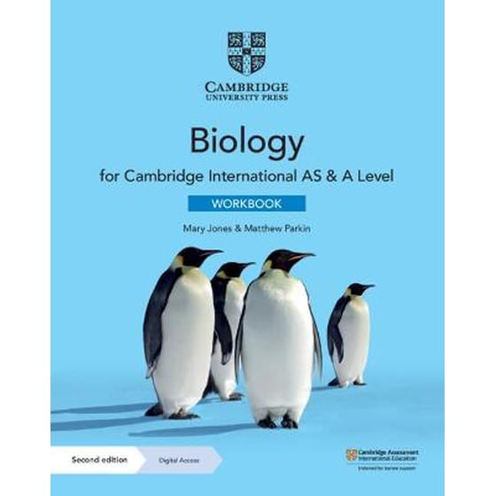 Cambridge International AS & A Level Biology Workbook with Digital Access (2 Years) image 0