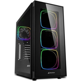 Κουτί Desktop Sharkoon TG6 RGB Midi Tower - Μαύρο