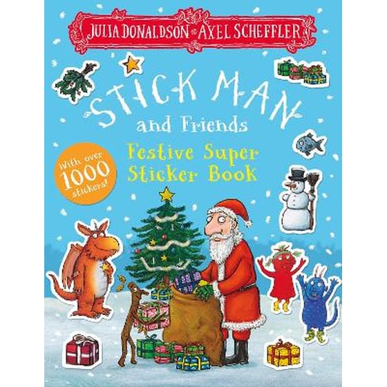 Stick Man and Friends Festive Super Sticker Book image 0