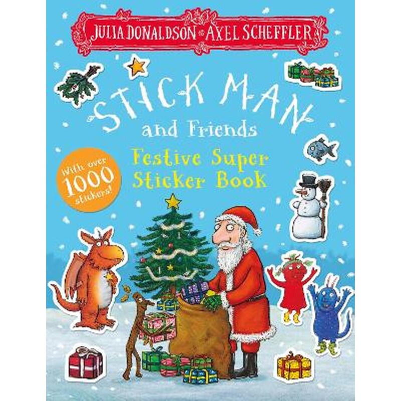 Stick Man and Friends Festive Super Sticker Book