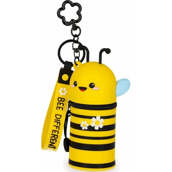 Κασετίνα Σιλικόνης Legami Mini Kawaii με Μπρελόκ Bee image 1