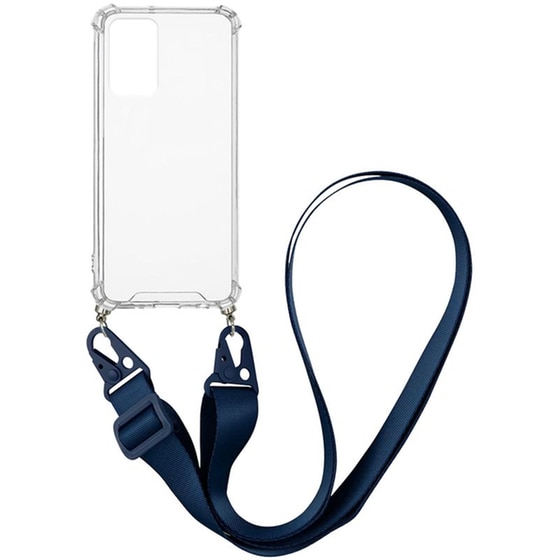 Θήκη Xiaomi  Redmi Note 10 Pro - Sonique Armor Με Κορδόνι Μπλε Σκούρο - Clear image 0