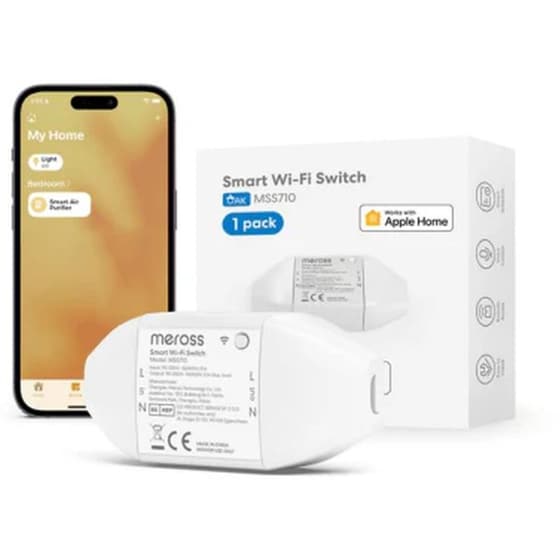 Έξυπνος διακόπτης Meross MSS710HK-UN με  Wi-Fi image 0