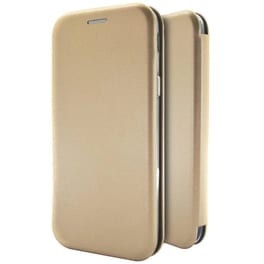 Θήκη Apple iPhone XS Max - Ancus Magnetic Curve Book Case - Gold