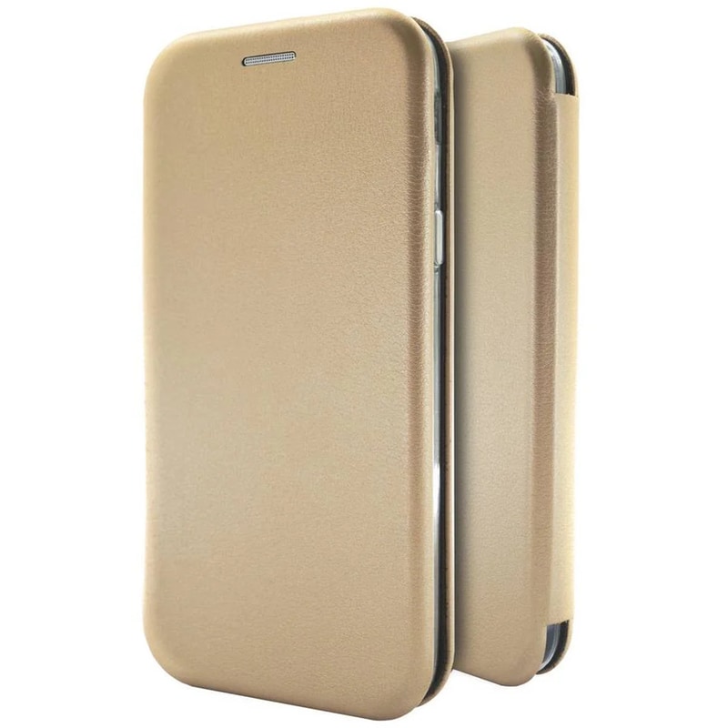 ANCUS Θήκη Apple iPhone XS Max - Ancus Magnetic Curve Book Case - Gold