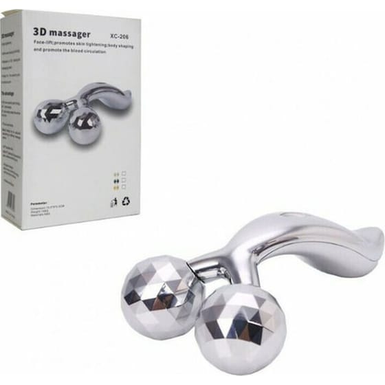 Συσκευή Μασάζ Για Το Σώμα 3d Roller Massager Ασημί image 1