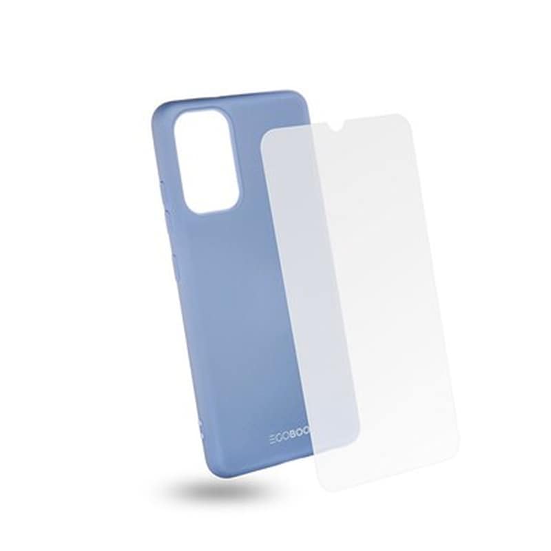 EGOBOO Θήκη Κινητού Egoboo για Samsung Galaxy A32 και Προστατευτικό Τζάμι - Βιολετί