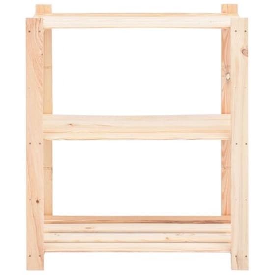 Vidaxl Ραφιέρα 3 Επιπέδων 150 Κ. 80x38x90 Εκ. Από Μασίφ Ξύλο Πεύκου image 3