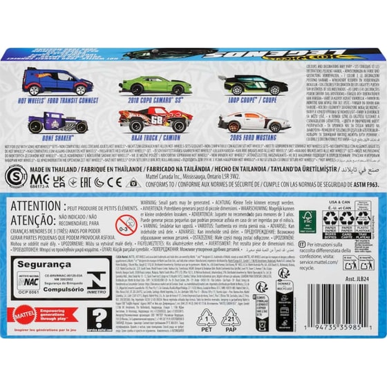 Mattel Hot Wheels Silver Series Legends Σετ 6 Αυτοκινητάκια 1:64 image 5