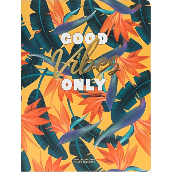 Σημειωματάριο Legami Β5 Good vibes only (1 Τεμάχιο) image 0