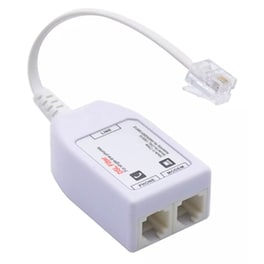 Powertech Vdsl Splitter Με Φίλτρο Adsl-06, Rj11, Λευκό