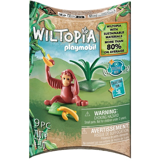PLAYMOBIL® Wiltopia Μωρό Ουρακοτάνγκος (71074) image 0
