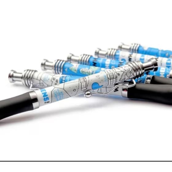 Στυλό Διαρκείας Icons Blue-White Whatathens 0.7mm Μπλε (1 Τεμάχιο) image 2