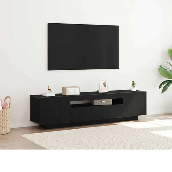 Έπιπλο Τηλεόρασης VidaXL 160 x 35 x 40 cm - Μαύρο image 1