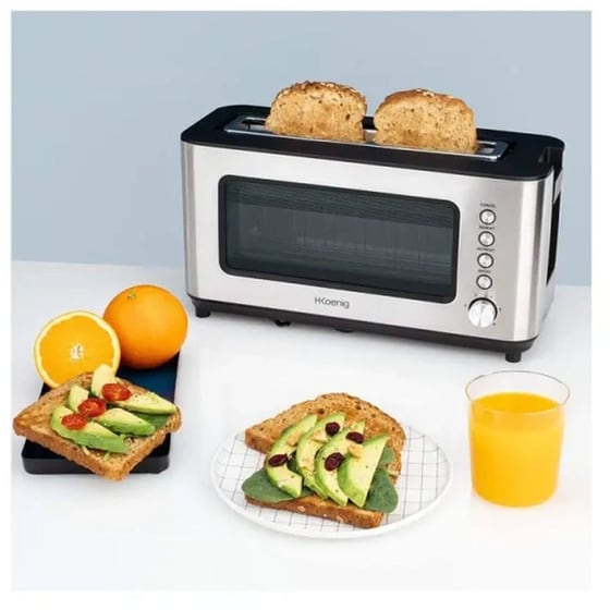 H.KOENIG VIEW7 2 Θέσεων 1200 W Inox Φρυγανιέρα image 2