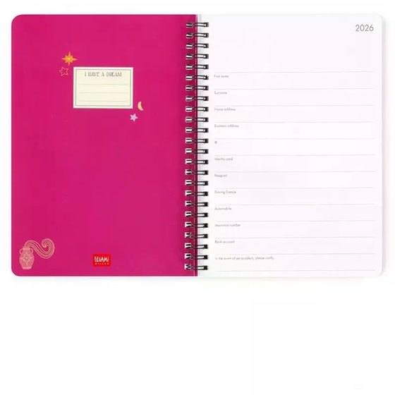 Ημερολόγιο Εβδομαδιαίο Legami 2026 12Μ Large Spiral Zodiac image 1