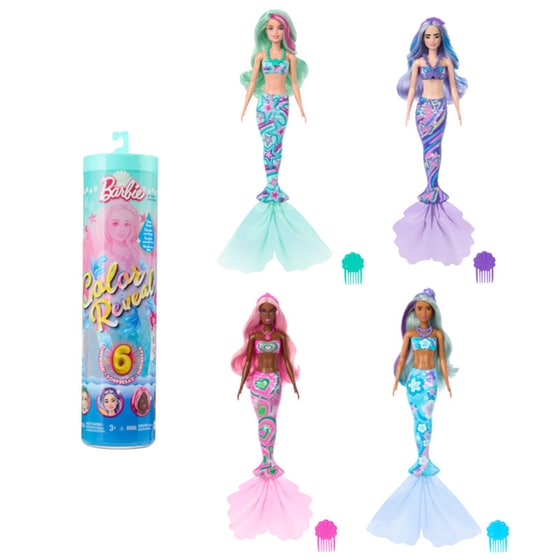 Barbie Color Reveal - Ονειρικές Γοργονες (4 Σχέδια) image 1