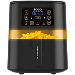 SOGO FRE-SS-10820 με Αποσπώμενο Κάδο 1600 W 4 L - Μαύρο Φριτέζα Αέρος