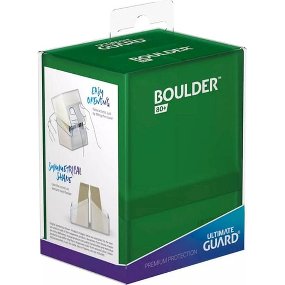 Ultimate Guard Boulder Deck Case 80+ Standard Size Emerald image 3