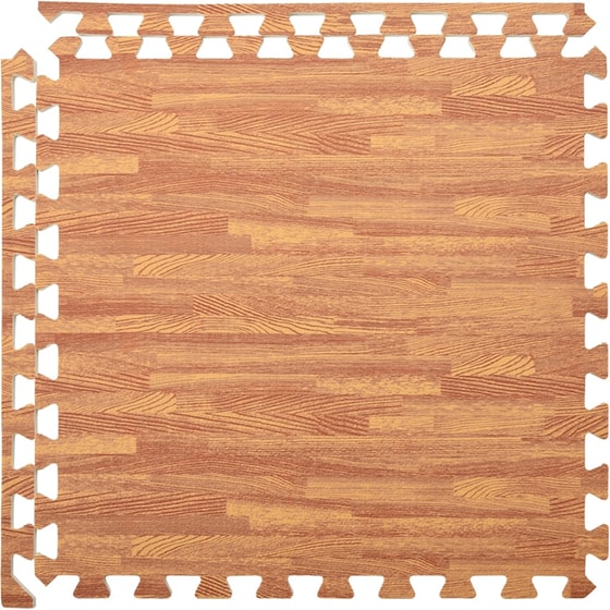 Δάπεδο Γυμναστικής VidaXL από EVA Foam Σετ 6 Τμχ 60x60 cm - Καφέ image 4