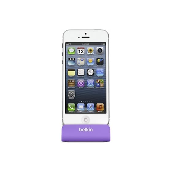 DOCK BELKIN CHARGE/SYNC IPHONE 5 PURPLE image 1