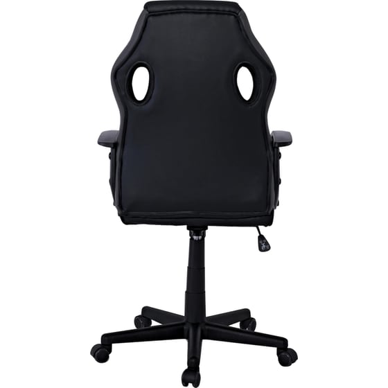 Καρέκλα Διευθυντική Woodwell BF7700 από Τεχνητό Δέρμα - Μαύρη/Κόκκινη image 1