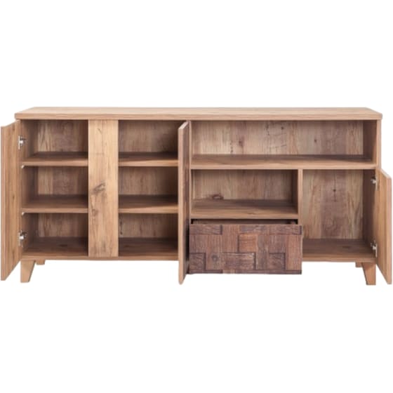 Έπιπλο Τηλεόρασης 24Mall Mare Atlantic Pine από Μοριοσανίδα 160x45x65 cm - Καφέ image 3